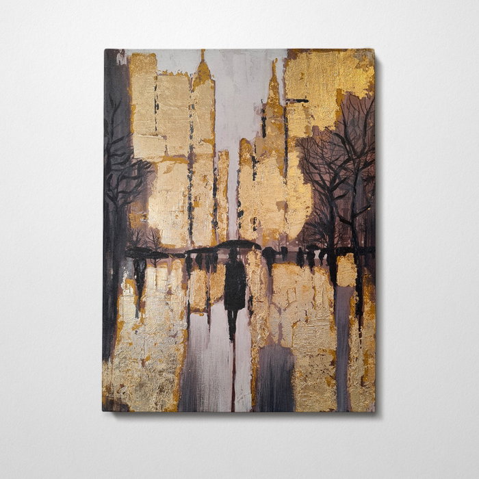 Wallity Pintura al óleo decorativa Multicolor 70 x 100 cm Wallity Pintura al óleo decorativa Multicolor 70 x 100 cm